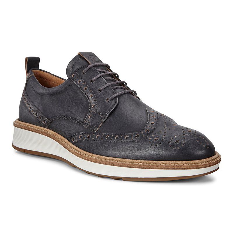 Zapatos Con Cordones Ecco St.1 Hybrid Para Hombre,Gris,790681-HFJ